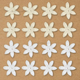 1 Hole Star Flower Pearl Plastic Beads | Qty : 500g | PPB42