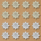 1 Hole Plastic Pearl Flower | Size : 36mm | Qty : 500g | PPB37