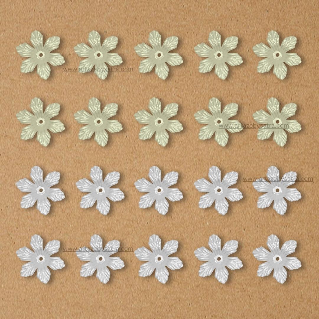 Plastic Pearl Flower | Size : 28mm | PPB48