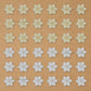 1 Hole Cream Plastic Pearl Flower | Size : 19mm | PPB46