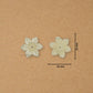 1 Hole Cream Plastic Pearl Flower | Size : 19mm | PPB46