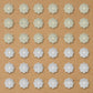 No Hole Plastic Pearl Flower | Size : 23mm | Qty : 500g | PPB63