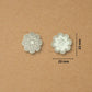 No Hole Plastic Pearl Flower | Size : 23mm | Qty : 500g | PPB63