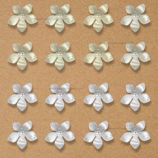 Plastic Pearl Flower | Size : 45mm | Qty : 500g | PPB34