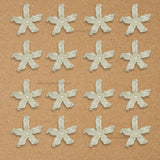 No Hole Cream Starfish Plastic Pearl Flower | Size : 45mm | PPB43