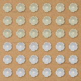 No Hole Plastic Pearl Flower | Size : 15mm | Qty : 500g | PPB49