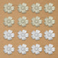 No Hole Plastic Pearl Flower Beads | Size : 56mm | Qty : 500g | PPB33