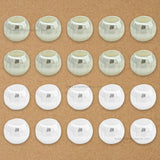 Round Plastic Pearl Large Hole Beads | Size : 14mm | Qty : 500g | PPB25