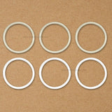 Round Plastic Pearl Hoop Rings | Qty : 500g | PPB124