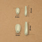1 Hole Drop Plastic Pearl Beads | Qty : 500g | Size : 23mm | PPB23