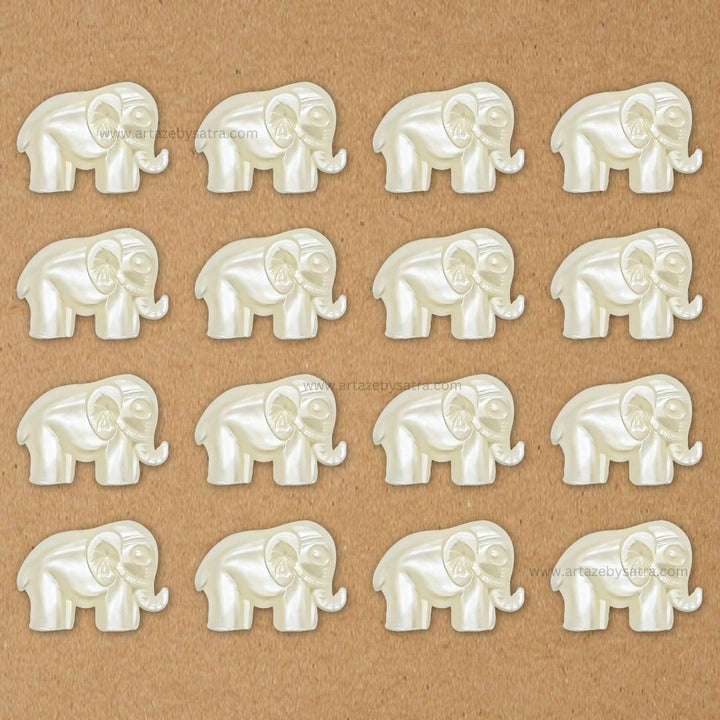 Elephant Plastic Pearl Beads | Size : 17mm | PC42