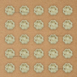 2 Hole Mini Pearl Flower Beads | Size : 9mm | PPB55