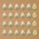 Cream Textured Teardrop Pearl Pearl Beads | Qty : 500g | PPB57