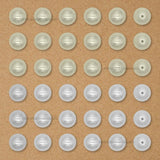 1 Hole Double Coating Round Plastic Pearl Beads | Qty : 500g | PPB66