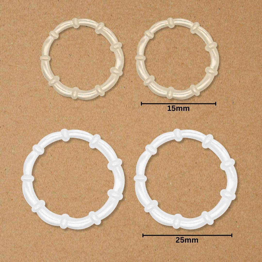 Designer Plastic Pearl Ring | Qty : 500g | PPB20