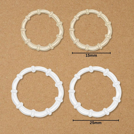 Designer Plastic Pearl Ring | Qty : 500g | PPB20