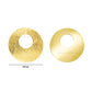 2 Loop Round Shiny Finish Metal Art | Size : 40mm | Qty : 100g | MF16