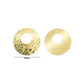 2 Loop Round Floral Shiny Finish Metal Art | Size : 40mm | Qty : 100g | MF10