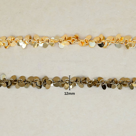 Circle Shape Iron Chain | Size : 16mm | Qty : 1mtr | IC21