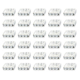 Rhinestone Square Spacer Beads | Size : 10mm | 25pcs | DB01
