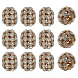 Rhinestone Spacer Beads | Size : 25mm | 1pc | DB10