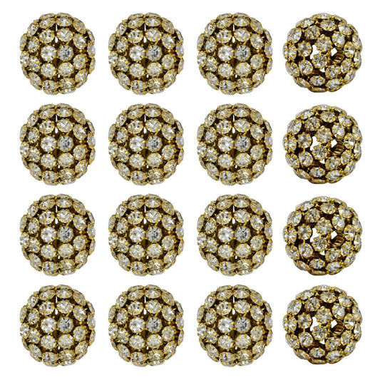 Rhinestone Spacer Beads | Size : 28mm | 2pcs | DB11