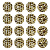 Rhinestone Spacer Beads | Size : 28mm | 4pcs | DB11