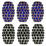 Golden Base Rhinestone Spacer Beads | Size : 64mm | 1pc | DB14