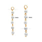 Round Pearl Beads Hanging Tassels | Size : 6,8mm | Qty : 20pcs | T12