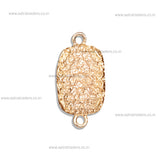 Designer Matte Golden Connector Charms | Size : 26mm | 6pcs