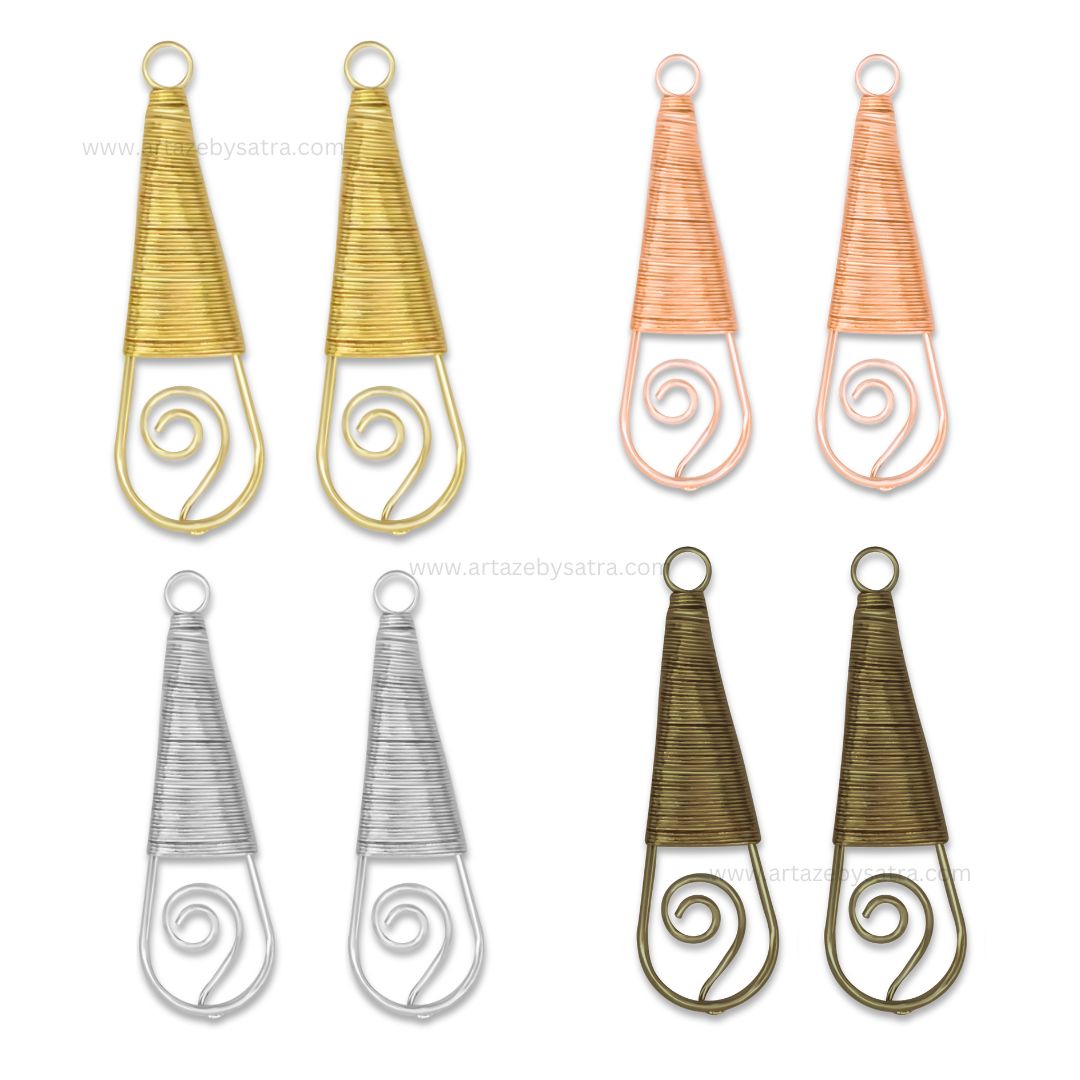 Wire Jewellery Design | Size : 59mm | 10pcs | WR01