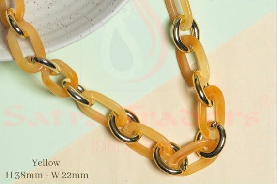 Acrylic Chains H-38mm-W-22mm (39inches)