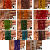 Hydro Glass Beads | Size : 2.5,3mm Tire GB Beads | Qty : 10 Line | GB77