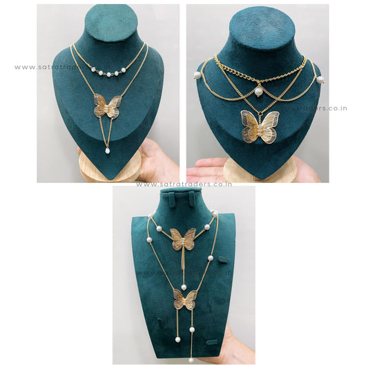 Metal Art Butterfly | Size : 36mm | Qty: 6pcs | MA374