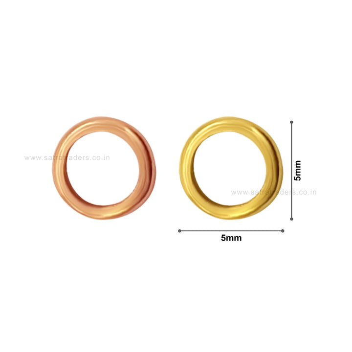 Closed Ring for Jewelry Making | Size : 5mm | 100gm | BF08