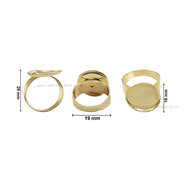 Finger Ring Base | Size : 15mm | 20pcs | BF87