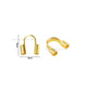 Wires Guard Loops U Clasp Connector | Size : 4mm | Qty : 1000pcs | BF110