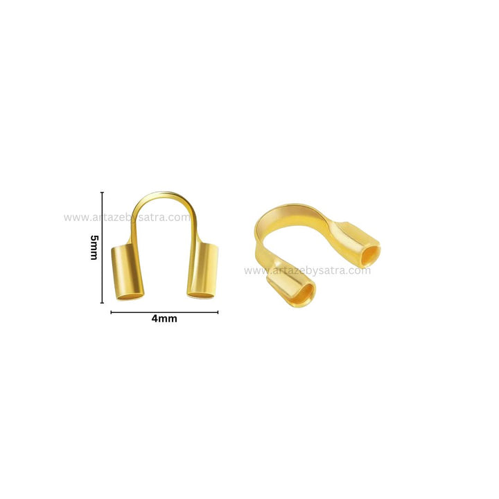 Wires Guard Loops U Clasp Connector | Size : 4mm | 1000pcs