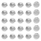 Metal Round Brooch Pin | Qty : 100pcs | BP09