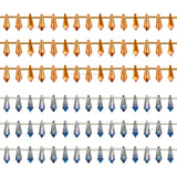 Iridescent Starpoint Crystal Beads | Size : 16mm | Qty : 1 line-approx 50pcs | GB22