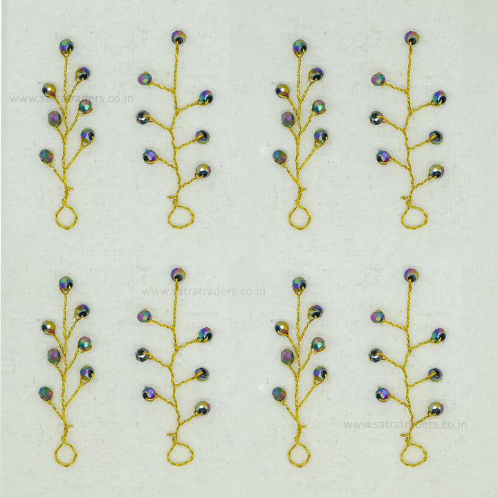 Beads Hair Accessories | Size : 2.1inch | Qty : 20pcs