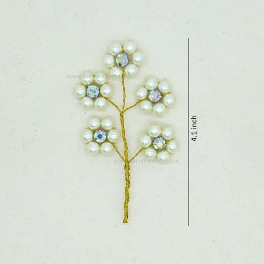 Beads Hair Accessories | Size : 4.1inch | Qty : 6pcs | HA26