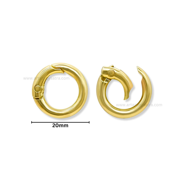 Round Metal Lock | Size : 20mm | Qty : 10pcs | BF234