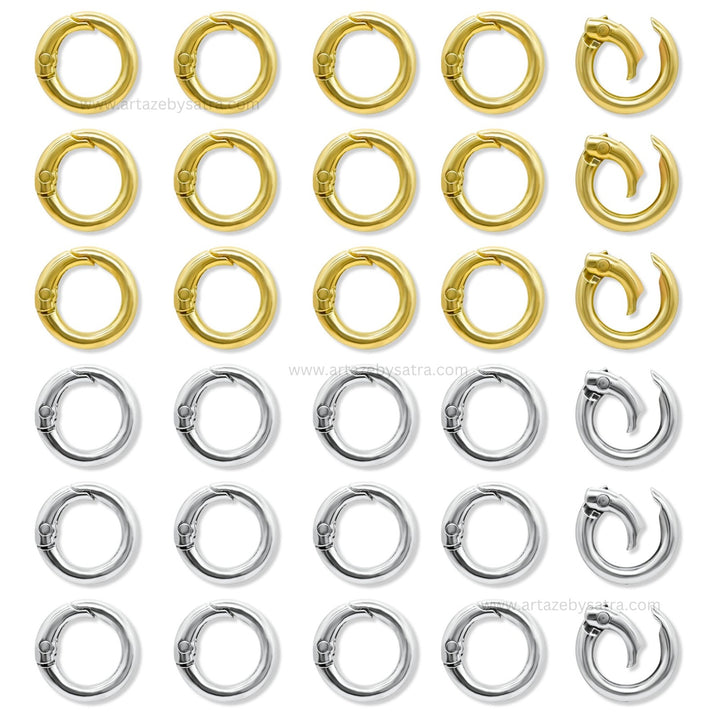 Round Metal Lock | Size : 20mm | Qty : 10pcs | BF234