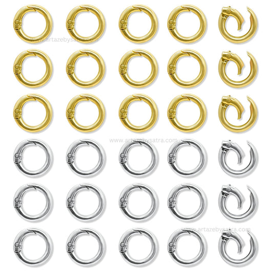 Round Metal Lock | Size : 20mm | Qty : 10pcs | BF115