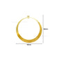 Earring Hoop Plain 2 Loop | Size : 48mm | Qty : 4pcs | EF25