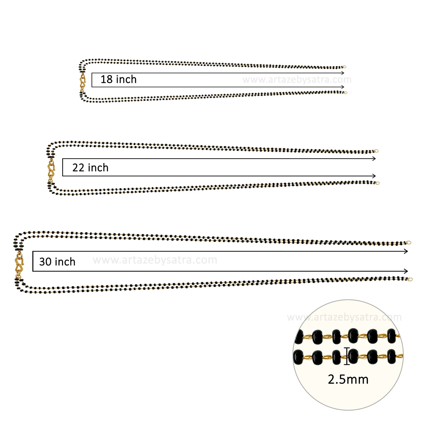 Double Line Mangalsutra chain | Qty : 10pcs | BF229