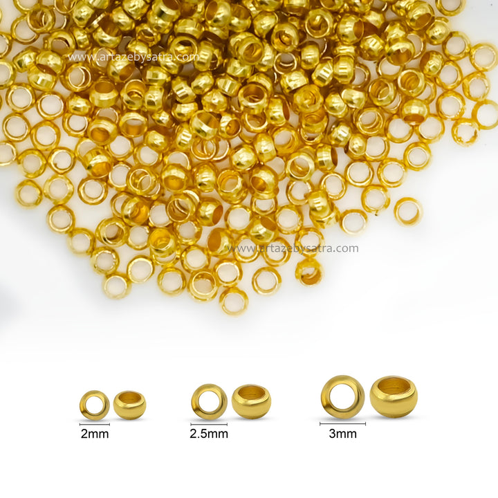 Round Crimp Ends Beads | BF02