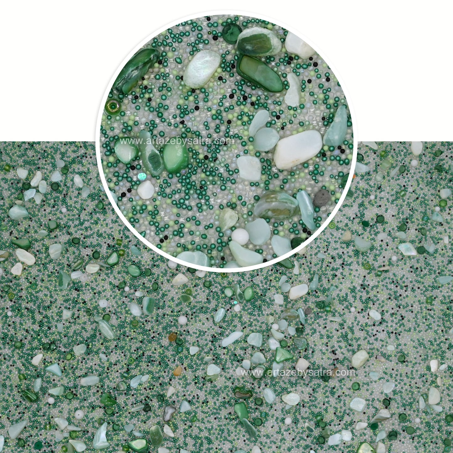 Resin Stone Sheet | Size : H-40cm W-24cm | Qty : 1 Sheet