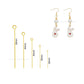 Brass I Pin - 18k Gold Platted | High Quality | Qty : 50pcs | BF132